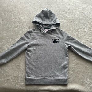 Lacoste Kids Gray Hoodie Sweater